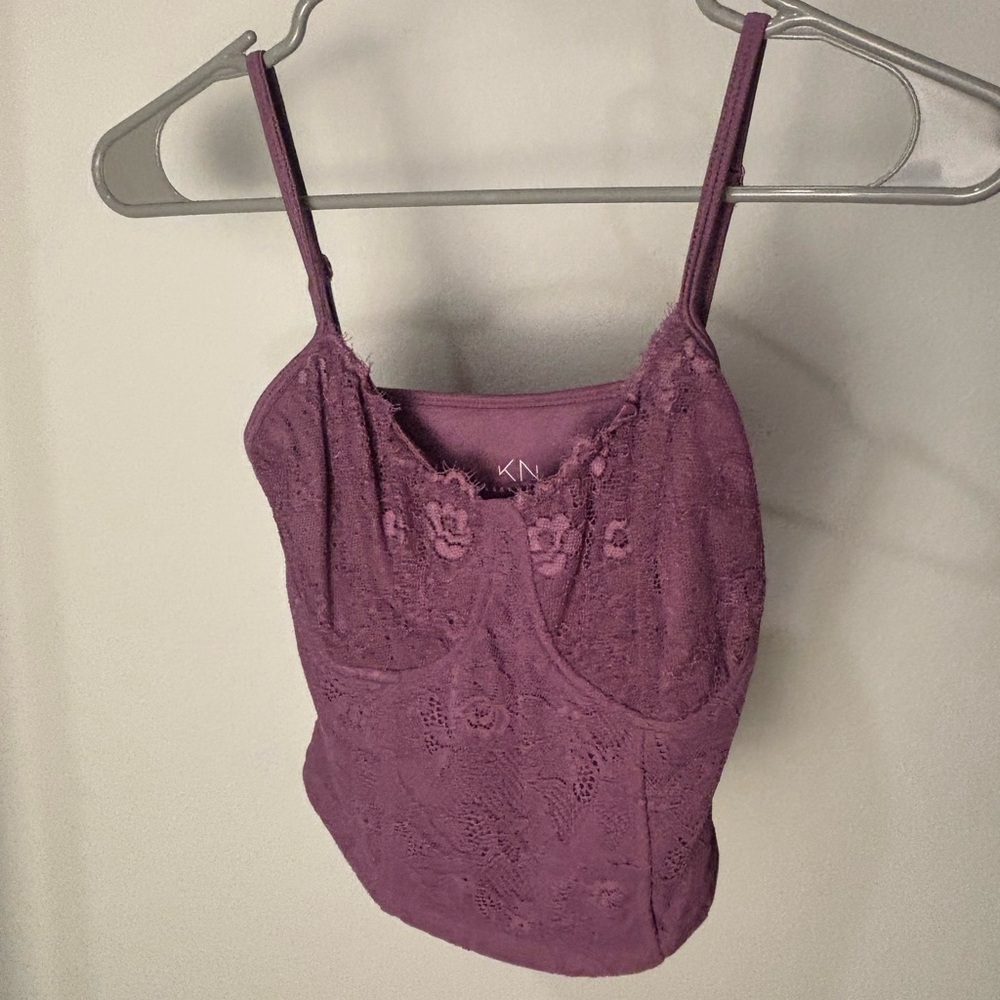 Klassy Network Purple Corset Top
